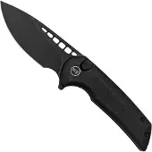 We Knife Mini Malice WE054BL-1, Black Titanium pocket knife