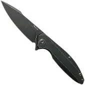 Ruike P128-SB pocket knife, Blackwashed finish
