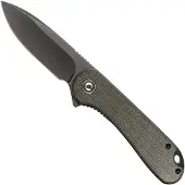 CIVIVI Elementum C907Z Black, Dark Green Micarta pocket knife