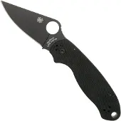 Spyderco Para 3 223GPBK Black Blade
