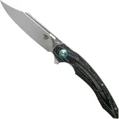 Bestech Fanga Beige G10 &amp; Carbon fibre BG18D pocket knife