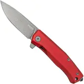 Lionsteel Myto MT01A RB Red Aluminium, Black pocket knife, Molletta design