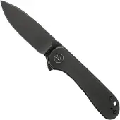 We Knife Elementum WE18062X-3 Blackwashed, Black Titanium pocket knife