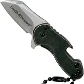 Smith & Wesson Drive fällkniv, black stonewash