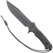Chris Reeve Pacific Black PAC-1000 survival knife, non serrated