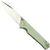 QSP Knife Mamba V2 QS111-J1, Satin, Jade G10, pocket knife