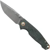 Viper Katla V5982CG Stonewashed, Green Micarta pocket knife, Jesper Voxnaes design