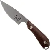 White River Knives M1 Natural Burlap Micarta fixed knife, Kydex sheath