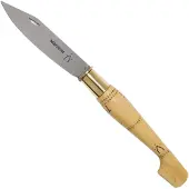 Nontron No. 30 Turning Ferrule, Boxwood, clog shape NN30 pocket knife