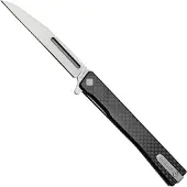 Ocaso Solstice Wharncliffe Satin fällkniv, Carbon Fibre