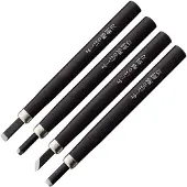 Yoshiharu H-4 Japanese wood carving knives, set of 4