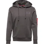 Alpha industries Sweatshirt mörkgrå / äpple