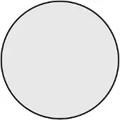 vidaXL Väggspegel, svart, Ø 50 cm, rund