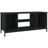 vidaXL Tv-bänk svart 102x35x45 cm konstruerat trä