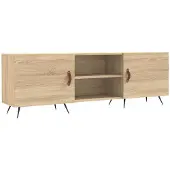 vidaXL Tv-bänk sonoma ek 150x30x50 cm konstruerat trä