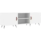 vidaXL Tv-bänk vit 150x30x50 cm konstruerat trä