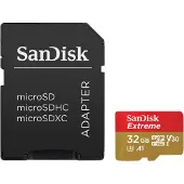 SanDisk Extreme Mobile microSDHC-Kort 32 GB Class 10, UHS-I, UHS-Class 3, v30 Video Speed Class inkl. SD-adapter, A1-prestandastandard