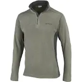 Columbia - Fleece - Klamath Range II Half Zip Stone Green Shark för Unisex - Storlek L - Khaki
