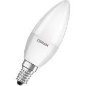 Osram HOMELIGHTING 4058075819474 LED-lamp EEK F (A - G) E14 Kronljusform 4.9 W = 40 W Varmvit (Ø x L) 35 mm x 103 mm 4 st