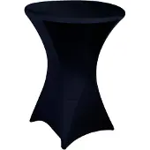 Perel Standing table cover Ståbordsöverdrag Svart FP201
