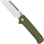 QSP Knife Penguin QS130SJ-D, 14C28N Satin, Green G10, slipjoint pocket knife