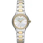 Giorgio Armani Watch - Dam - AR11524 - Rostfritt stål - Flerfärgad - Kvarts - 5 Atm