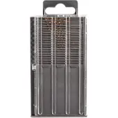 Kwb 424290 HSS titan Metall-spiralborrset 20 delar 0.3 mm, 0.35 mm, 0.4 mm, 0.45 mm, 0.5 mm, 0.55 mm, 0.6 mm, 0.65 mm, 0.7 mm, 0.75 mm, 0.8 mm, 0.85 mm, 0.9