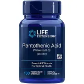 Life Extension , Pantotensyra, Vitamin B-5, 500 mg, 100 Vegetariska Kapslar