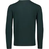 Gant för män. 87211 Rundhalsad tröja i mycket fin grön fårull (L), Casual, Marino