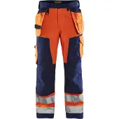 Blakläder Varselmidjebyxa Gul/Marinblå D124