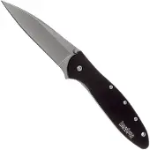 Kershaw Leek 1660SWBLK stonewashed, black