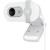 Logitech | BRIO 100 - Webbkamera - Full HD - 1920 x 1080 - inbyggd mikrofon - USB-C - Off-White