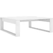 vidaXL Soffbord, Vitt, 100X100X35 Cm, Träbaserat Material