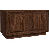 vidaXL TV-bänk brun ek 80x35x45 cm