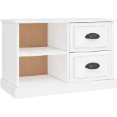 vidaXL Tv-bänk vit 73x35,5x47,5 cm konstruerat trä
