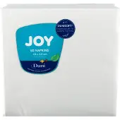 Duni soft servetter 40 x 40 cm vit, förpackning 60 st.