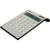 Genie DD400 - Skrivbord - Enkel räknare - 10 siffror - 1 rad - AC/batteri - Svart - Silver