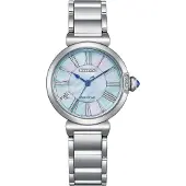 Citizen EM1060-87N Eco-Drive May bells silver diamant Elegance Damklocka