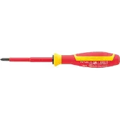 Stahlwille 4670 VDE 1 VDE POZIDRIV-SCHRAUBENDREHER MIT DRALL-GRIFF 46703001 VDE Stjärnskruvmejsel 1 Klinglängd: 80 mm DIN EN 60900