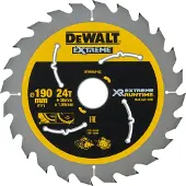 DeWalt rundsavsklinger til akkusave, Ø190/30 mm, 24 td.
