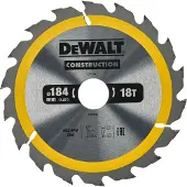 DeWalt Sågklinga för trä DT1941-QZ; 184x30 mm; 18T