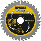 DeWalt rundsågblad för batteridriven såg, Ø190/30 mm, 36 tänder