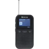 Denver DAB-46DW DAB/FM-Radio / Portabel DAB-radio / Klockradio med alarm