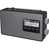 Panasonic FM/DAB Radio snabbval AC/Batte RF-D10EG-K