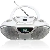 Blaupunkt BB14WH CD-afspiller Cd-optager Sølv, Hvid