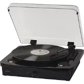 Denver VPL-230B, Halvautomatisk, Svart, Plast, Trä, 33 1/3,45,78 RPM, 33 1/3,45,78 RPM, Rotations-