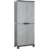 vidaXL Plastskåp 68x39x171,5 cm