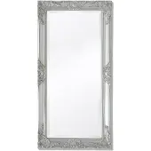 vidaXL Väggspegel i barockstil 100x50 cm silver