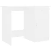 vidaXL Skrivbord vit 100x50x76 cm konstruerat trä