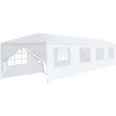 vidaXL Paviljong 3x12 m vit